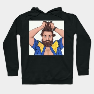 Comedian Sean Patton - White Artwork Hoodie